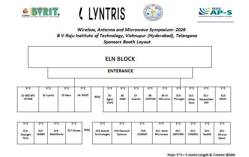 WAMS 2026 Exhibition Booth Layout